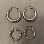 Princess Polly Silver Hoop Earrings Photo 0