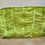 Pretty Little Thing  size 10 Neon Green Crop Top Zip Up Photo 0