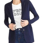 J. Crew Factory navy blue sweater blazer Photo 0