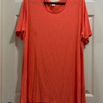 Old Navy Women’s luxe oversize short sleeve shirt coral plus size 2X NWT Photo 0