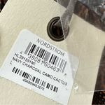 Hinge NWT  navy charcoal gold cactus V neck Blouse Photo 6