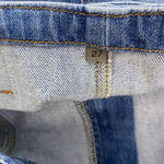 Carmar Belted Zip Front Denim Jean Mini Skirt in‎ Blue Size US 27 Photo 5