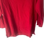 Eucalyptus Women's Size Small Red Cotton 3/4 Sleeve Hippie Boho Blouse Photo 2