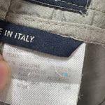 Max Mara 'S  Women's Size 12 Flat Front Trouser Pants Gray Silk Cotton Blend Flaw Photo 7