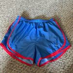 Nike  Tempo Running Shorts Graphic Logo Blue Red Pink- Size Small Photo 1