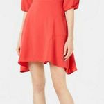 Bar III Bar Ill Coral Off Shoulder Fit & Flare Dress Size 10 Photo 0