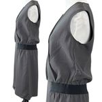 Brochu Walker Claren Drop Waist Dress Size Small Minimalist Corporate Charcoal Photo 5
