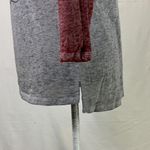 Peanuts Distressed Burnout Maroon and Gray Snoopy Christmas Tee XL Red Photo 6