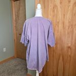 Vintage 1993 Bugs Bunny Purple Baseball Jersey Button Down Shirt Size XL Photo 2