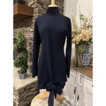 Lovers + Friends Revolve Hip Tie Navy Blue Turtleneck Dress Long Sleeve XL new Photo 5