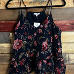 Patrons of Peace  Navy‎ Floral Tank Small Photo 0