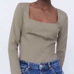 ZARA Square Neck/Queen Anne Neckline Corset Bodysuit - XS Photo 0