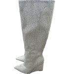 Gianni Bini GaborTwo Rhinestone Pointed Toe Tall Wedge Boots size 7.5 Photo 7