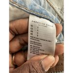 American Eagle  Light Wash Distressed Shortie Shorts Light Blue Size 4 Photo 9