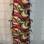 SheIn  pink yellow black sheer knit side ties swim cover up size XS Photo 0