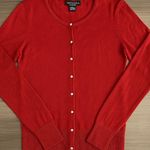 VTG Rampage Pink Pin Up Cardigan Sweater M ASO Gilmore Girls Rory Acrylic Y2K Size M Photo 1