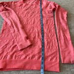 Lululemon Rest‎ Less Pullover Heather Electric Coral Long Sleeve Size 4 Red Photo 7