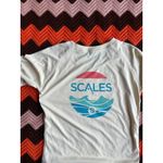 Scales Butter Yellow Long Sleeve Pro Performance Fishing Top sz Small Photo 6