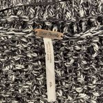 Free People Chunky Oversized Knit Sweater Cropped Long Sleeve Gray Women Small Photo 2