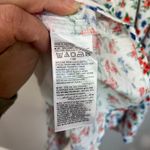 Old Navy White Floral Romper Summer Cottagecore Coastal M Photo 5