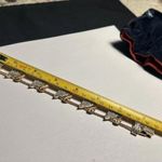 Swavorski Signed Swarovski Crystal Double Chain Tennis Bracelet Swans 7 1/4 Inch In Pouch Photo 6