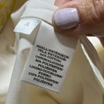 Ann Taylor Women's Yellow White Magnolia Floral Jacquard Pencil Skirt Size 4 Photo 3