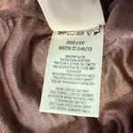 Louna Ruched Dress Women's Large Brown Jersey Knee Length Long Sleeve V Photo 8