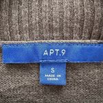 Apt. 9  Colorblock Sweater Dress Long Sleeve Cowl Neck Ribbed Knit Hem Size Small Photo 2