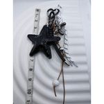 NEW Black Star & Balloon Dog Keychain Trendy Unisex Streetwear Charm Photo 3
