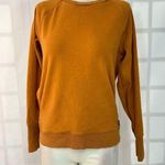 Athleta Burnt Orange Pullover Crewneck Sweatshirt Size Small Photo 0