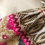 Free People Gone Global Jacquard Balloon Sleeve Boho Top Photo 3