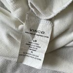 Vince  oversized white ribbed back super soft pima cotton tee Photo 5