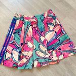 Adidas  Original Pink Colorful Floral Pleated Mini Tennis Skirt Size S Photo 0