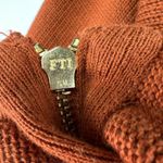 Michael Kors Size Large Back Zip Long Sleeve Long Sweater Orange Autumn Photo 7