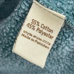 Vintage Havana  Turquoise Leopard Print Pullover Hoodie Size Small Photo 5