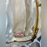 Vintage ivory/white tiny beaded scalloped bag Photo 6