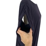 Suzi Chin Purple Tunic Dress 12 Long Sleeve Minimalist Workwear Photo 4