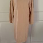 ZARA Oversized Sweatshirt Blush Pink Midi Dress Photo 6