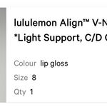 Lulu Lemon Align Bra  Photo 4