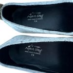 Agave Sky Cowhide Tennis Shoes in Salt and Pepper 7.5 Black Photo 8