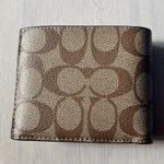  3  In 1 Wallet In Signature Canvas With Coach Radial Rainbow c6783 Photo 2