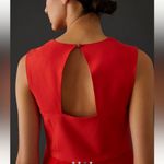 Anthropologie Maeve square neck maxi dress, red, 2P. Photo 1