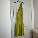 Reformation NWT ‎ Dasha Silk Midi Dress in Algae Bloom Size 4 Photo 2