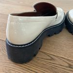 DSW Cream and Black Loafers Photo 4