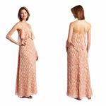 BCBGeneration Flounce Cami Maxi Dress, Peach, XSmall Photo 1