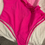Hot pink/ light pink bathing suit Size M Photo 1