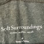 Soft Surroundings Scoop Neck Velvet Applique Detail Casual Tunic Dress Top M Photo 5