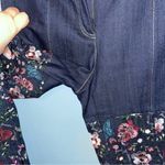 Cinq à Sept  Eva Marie Denim Pants with Floral Embroidery Size 4 Photo 5