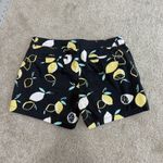 a.n.a . lemon print 10 twill shorts flat front chino SH2 2424 Photo 4