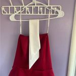 David's Bridal David’s bridal Red Strapless Gown Photo 1